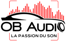 Logo OB Audio - Système de son - Audio Auto - Haut parleur Bateaux - Radio Auto