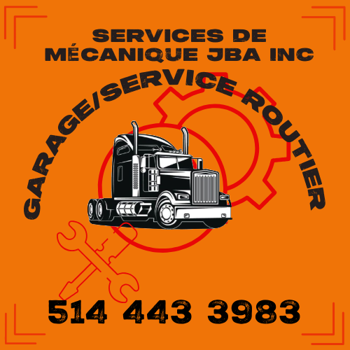 Logo Services de Mécanique JBA Inc. - Garage Mécanique Véhicule Lourd Rawdon
