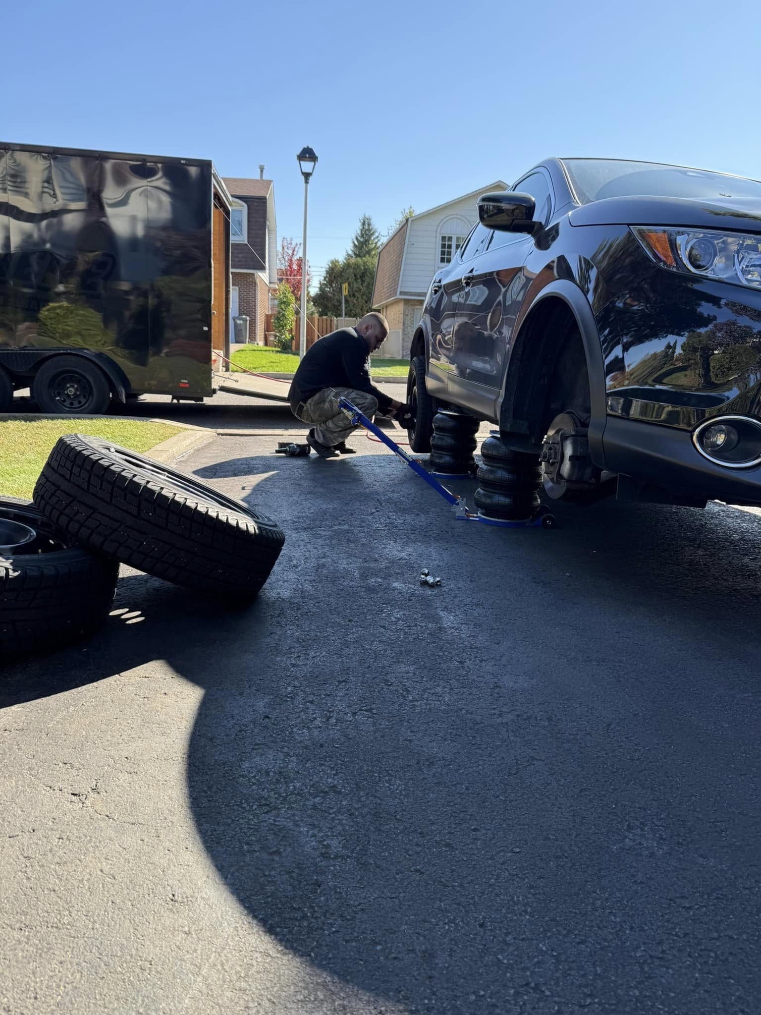 Logo Maintenance et Pneus Mobile JM - Changement de pneus à domicile