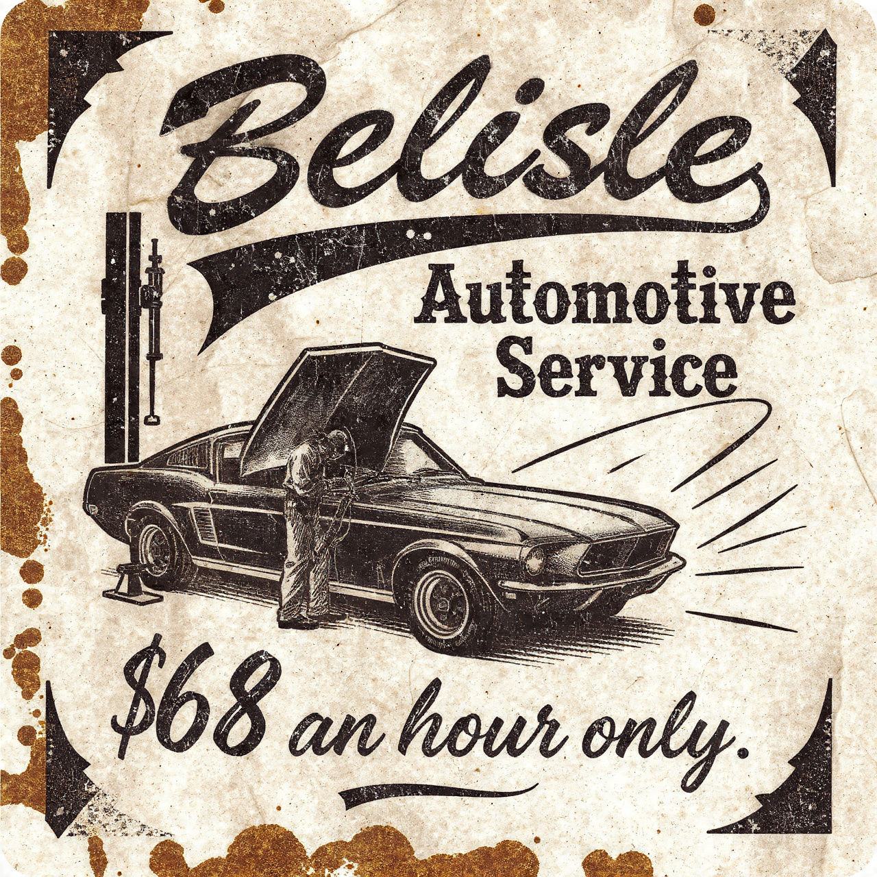 Logo Service automobile Belisle