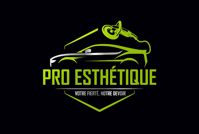 Logo Pro Esthétique - Esthétique automobile - Lave Auto, Cirage, Compound, Ceramic coat