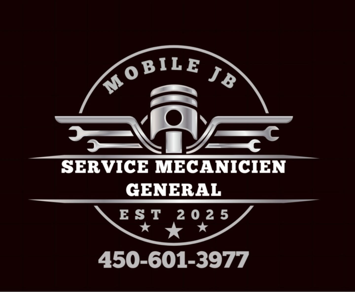 Logo Service Mécanique Mobile JB - Mécanicien Mobile, Mécanique Générale