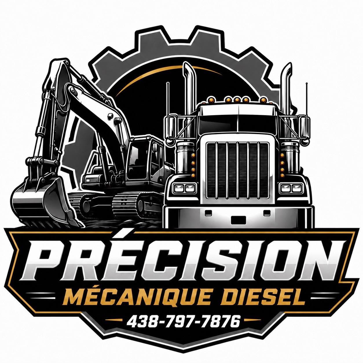 Logo Précision Diesel - Mécanique lourd mobile Saint-Louis-de-Gonzague