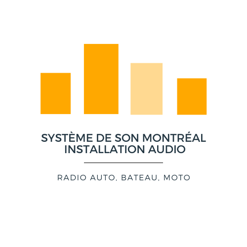 Logo Système de son Montréal - Installation Audio - Radio auto, bateau, moto