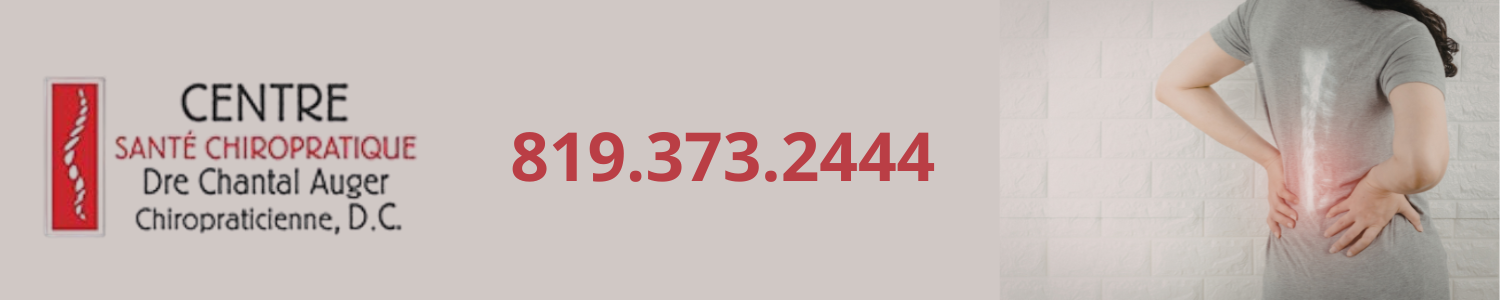 Dre Chantal Auger - Chiropraticien Trois-Rivières - Centre Santé Chiropratique